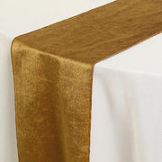 12"x107" Premium Velvet Table Runner Wedding Linens