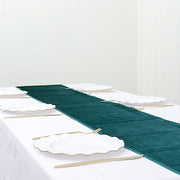 12"x107" Premium Velvet Table Runner Wedding Linens
