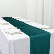 12"x107" Premium Velvet Table Runner Wedding Linens