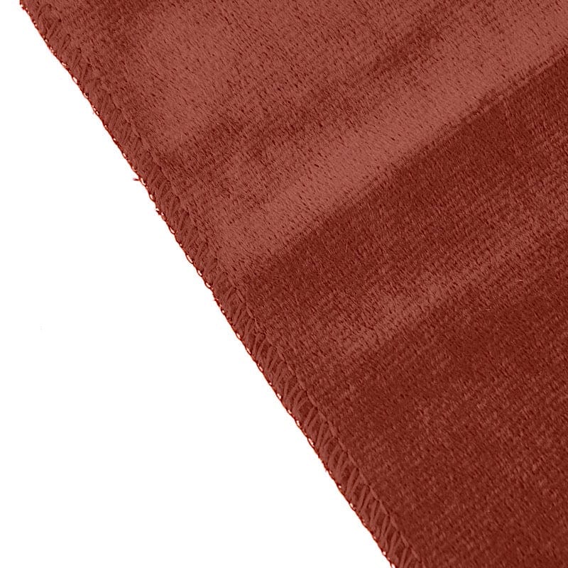 12"x107" Premium Velvet Table Runner Wedding Linens