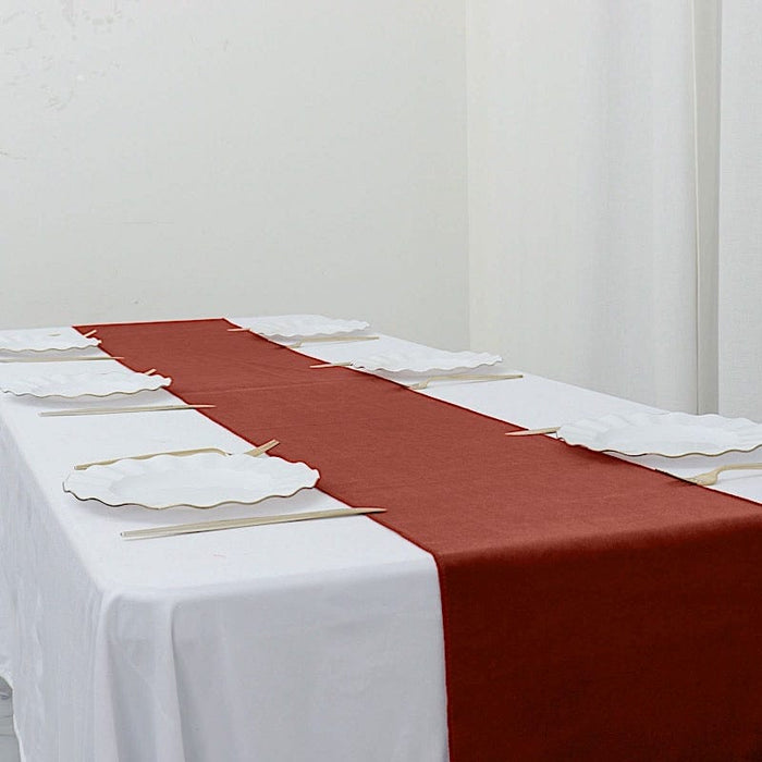 12"x107" Premium Velvet Table Runner Wedding Linens