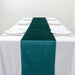12"x107" Premium Velvet Table Runner Wedding Linens RUN_VEL_TEAL