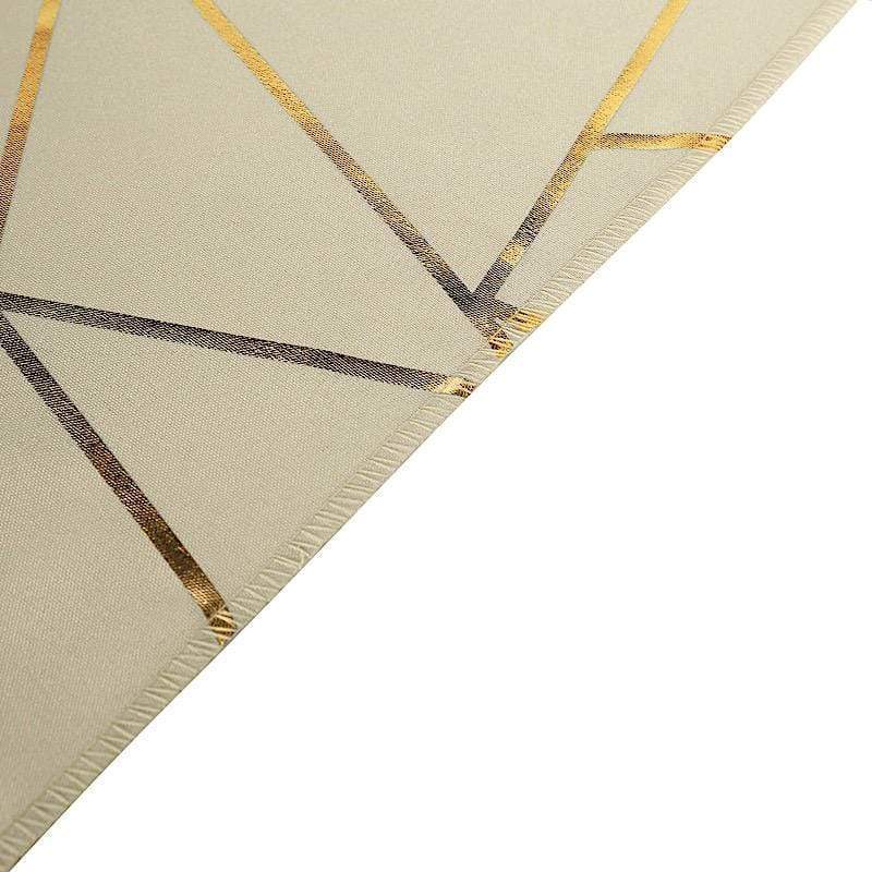 12"x108" Geometric Polyester Table Runner Wedding Linens