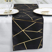12"x108" Geometric Polyester Table Runner Wedding Linens
