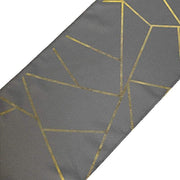 12"x108" Geometric Polyester Table Runner Wedding Linens