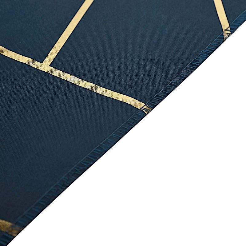 12"x108" Geometric Polyester Table Runner Wedding Linens