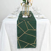12"x108" Geometric Polyester Table Runner Wedding Linens