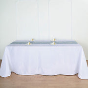 12"x108" Geometric Polyester Table Runner Wedding Linens
