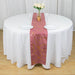 12"x108" Geometric Polyester Table Runner Wedding Linens RUN_FOIL_CRS_G