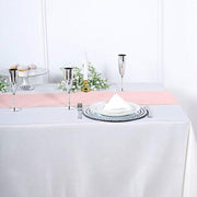 12"x108" Premium Faux Burlap Polyester Table Runner