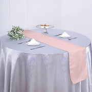 12"x108" Premium Faux Burlap Polyester Table Runner