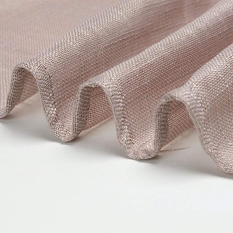 12"x108" Premium Faux Burlap Polyester Table Runner