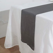 12"x108" Premium Faux Burlap Polyester Table Runner