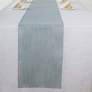 12"x108" Premium Faux Burlap Polyester Table Runner