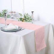 12"x108" Premium Faux Burlap Polyester Table Runner RUN_JUTE02_046