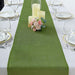 12"x108" Striped Faux Burlap Table Runner
