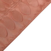 12"x108" Taffeta Table Runner with 3D Leaves Petals Design