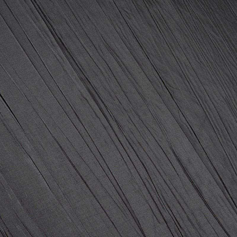 120" Accordion Crinkled Taffeta Round Tablecloth - Black TAB_ACRNK_120_BLK