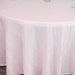 120" Accordion Crinkled Taffeta Round Tablecloth - Blush TAB_ACRNK_120_046