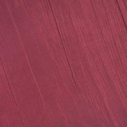 120" Metallic Crinkled Taffeta Round Tablecloth - Burgundy TAB_ACRNK_120_BURG