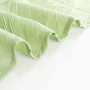 120" Accordion Crinkled Taffeta Round Tablecloth