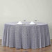 120" Floral Lace Polyester Round Tablecloth - White TAB_LACE_120_WHT