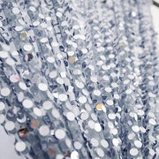 120" Large Payette Sequin Round Tablecloth - Dusty Blue TAB_71_120_086