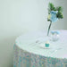 120" Large Payette Sequin Round Tablecloth - Iridescent TAB_71_120_ABWB