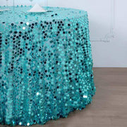 120" Large Payette Sequin Round Tablecloth