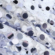 120" Large Payette Sequin Round Tablecloth