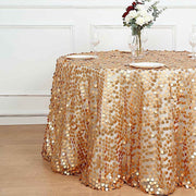 120" Large Payette Sequin Round Tablecloth