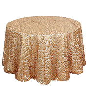120" Large Payette Sequin Round Tablecloth