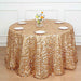 120" Large Payette Sequin Round Tablecloth TAB_71_120_CHMPM