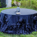 120" Large Roses Lamour Satin Round Tablecloth