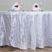 120" Pintuck Round Tablecloth Wedding Party Table Linens