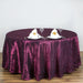 120" Pintuck Round Tablecloth Wedding Party Table Linens TAB_PTK120_BURG