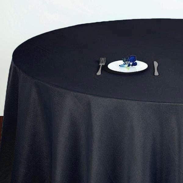 120" Polyester Round Tablecloth Wedding Party Table Linens