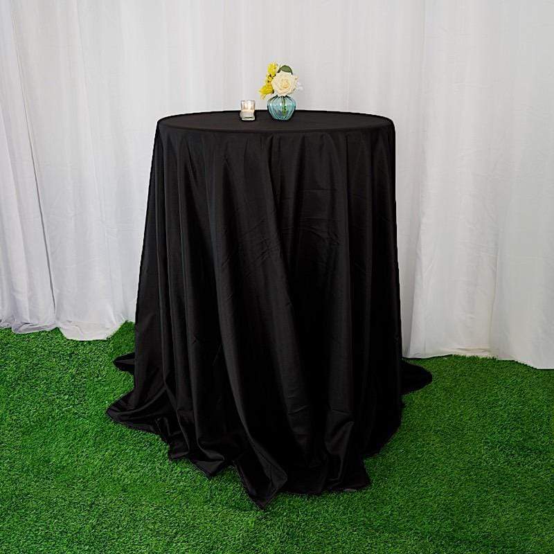 120" Polyester Round Tablecloth Wedding Party Table Linens