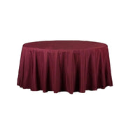 120" Polyester Round Tablecloth Wedding Party Table Linens