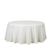120" Polyester Round Tablecloth Wedding Party Table Linens
