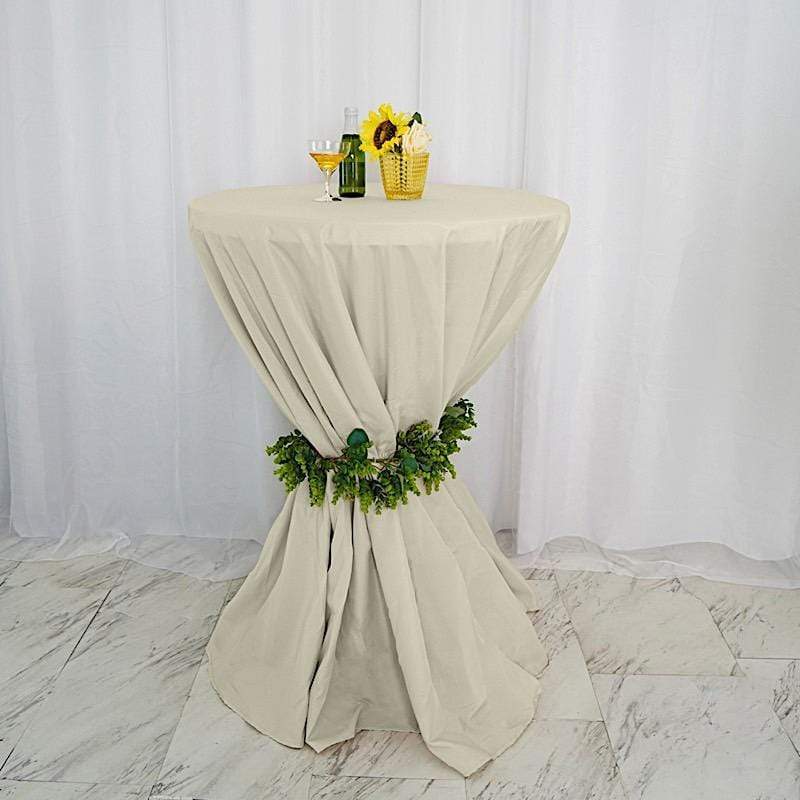 120" Polyester Round Tablecloth Wedding Party Table Linens