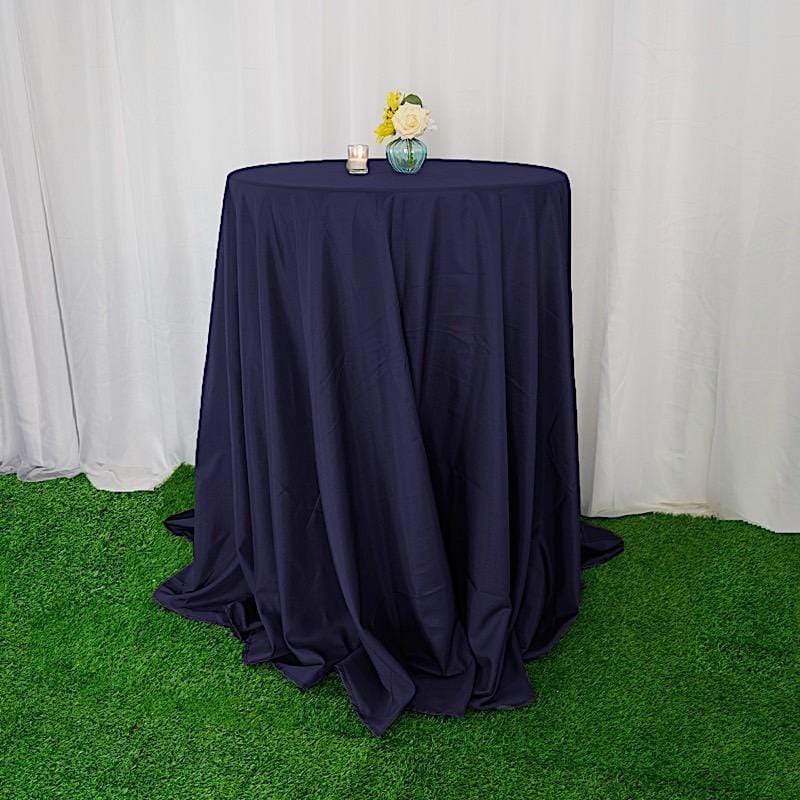 120" Polyester Round Tablecloth Wedding Party Table Linens