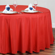 120" Polyester Round Tablecloth Wedding Party Table Linens