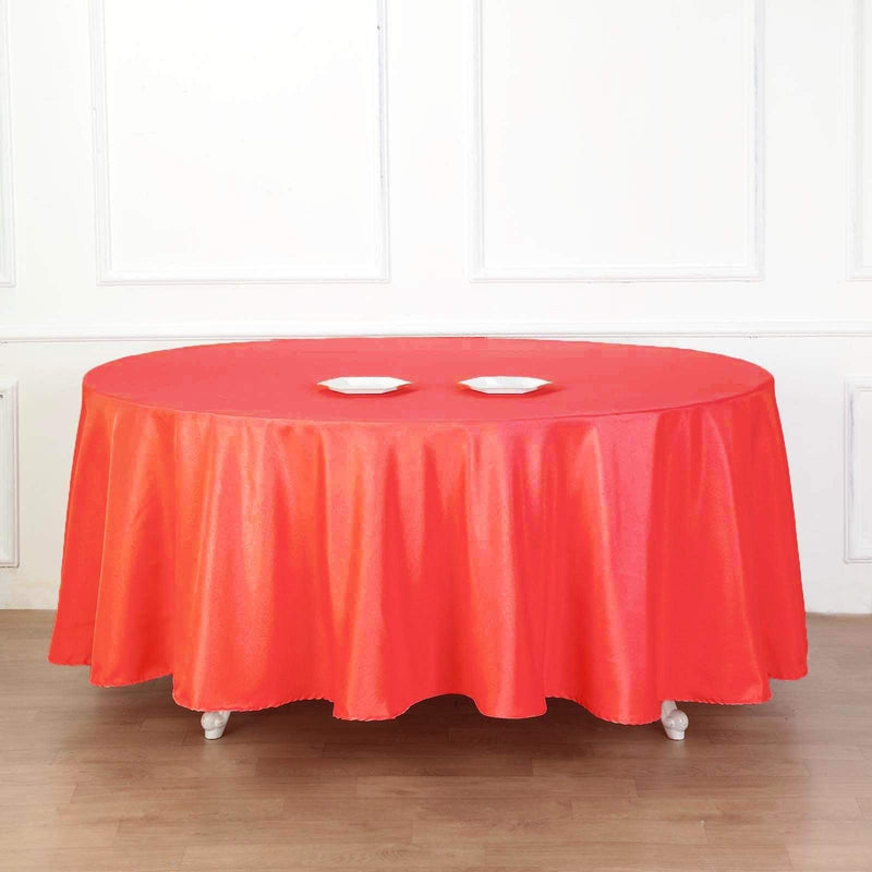 120" Polyester Round Tablecloth Wedding Party Table Linens