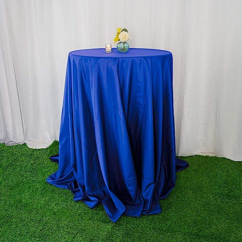 120" Polyester Round Tablecloth Wedding Party Table Linens