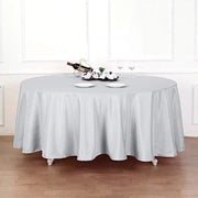 120" Polyester Round Tablecloth Wedding Party Table Linens