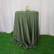120" Polyester Round Tablecloth Wedding Party Table Linens