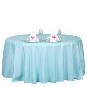 120" Polyester Round Tablecloth Wedding Party Table Linens