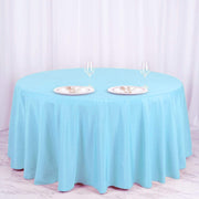 120" Polyester Round Tablecloth Wedding Party Table Linens