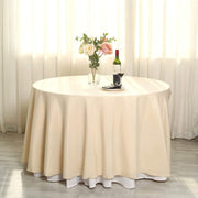 120" Polyester Round Tablecloth Wedding Party Table Linens